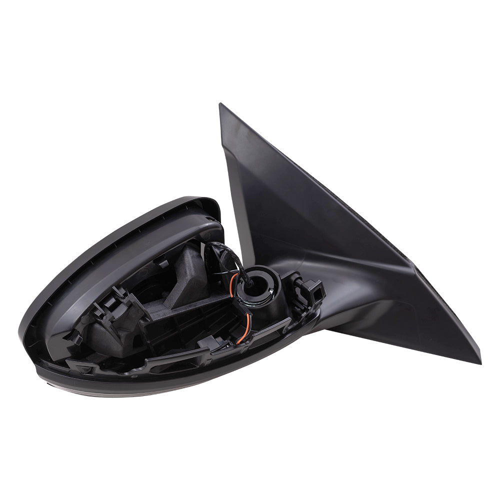 Replacement Set Driver and Passenger Power Side Door Mirrors Heated Signal Textured Black Base Compatible with 2019 Altima