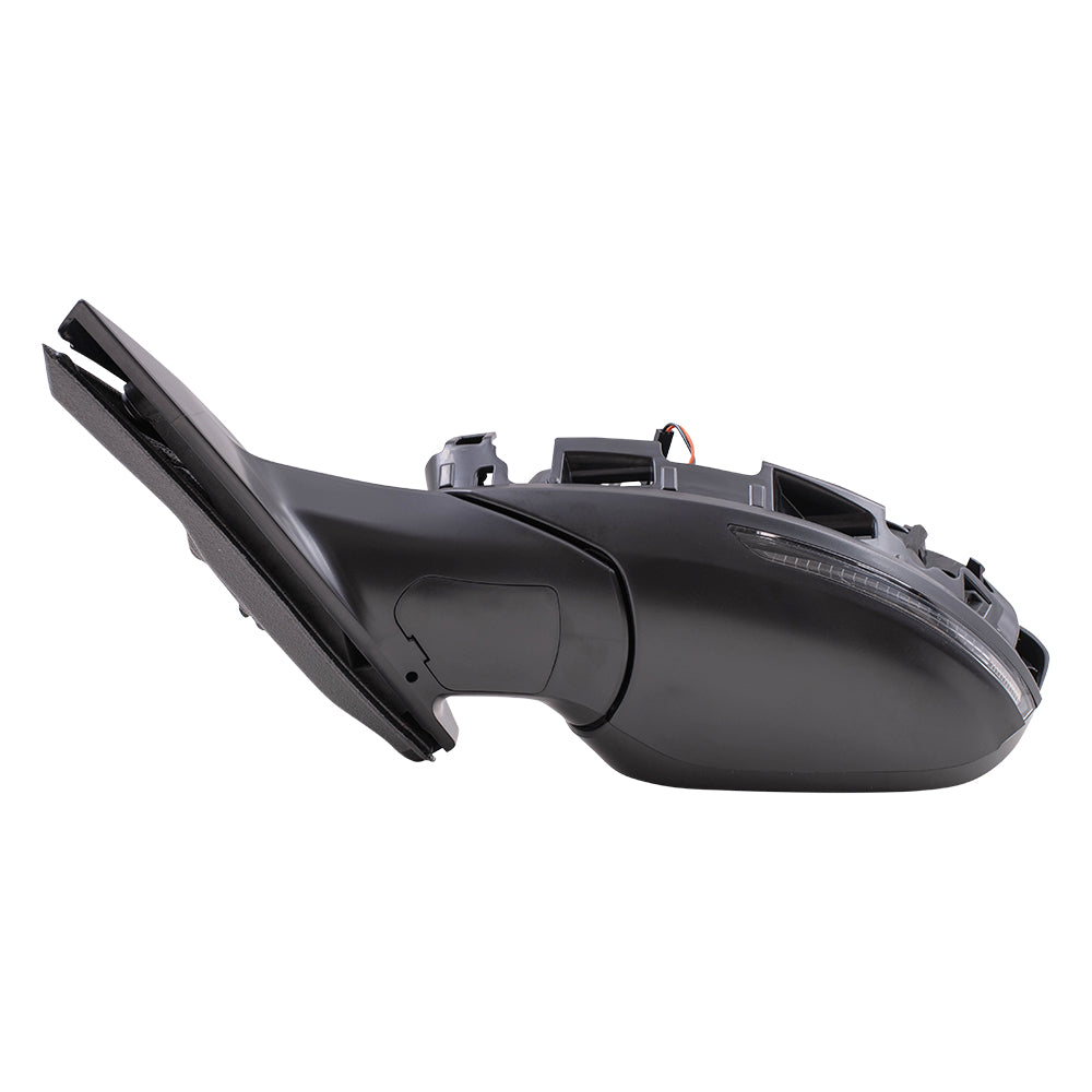 Replacement Driver Power Side Door Mirror Heated Signal Textured Black Base Compatible with 2019 Altima