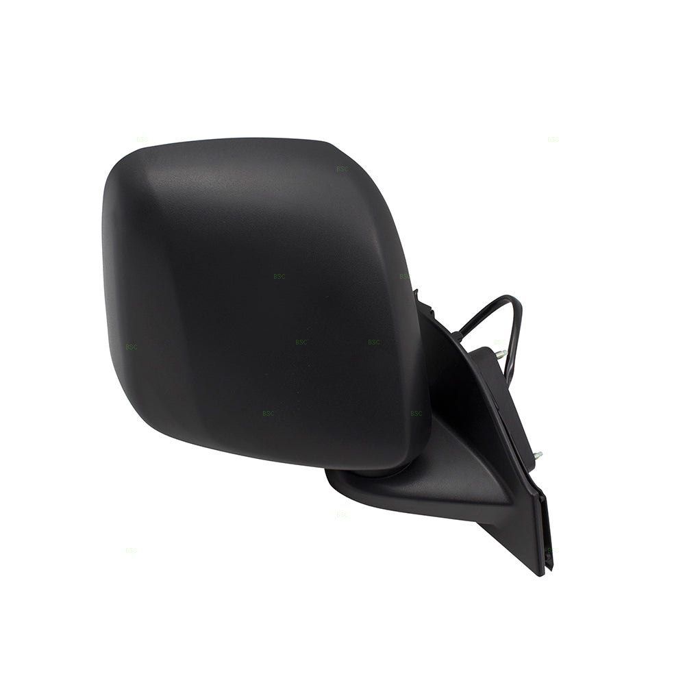 Replacement Passengers Power Side View Mirror Heated Spotter Glass Textured Right Compatible with 15-17 City Express 13-17 NV200 19317357 963013LM0D