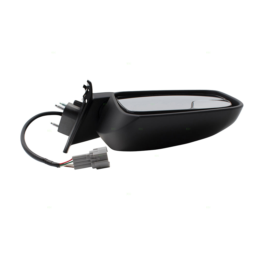 BROCK Drivers Power Side View Mirror Heated Spotter Glass Left Compatible with 15-17 City Express 13-17 NV200 19317358 96302-3LM0B