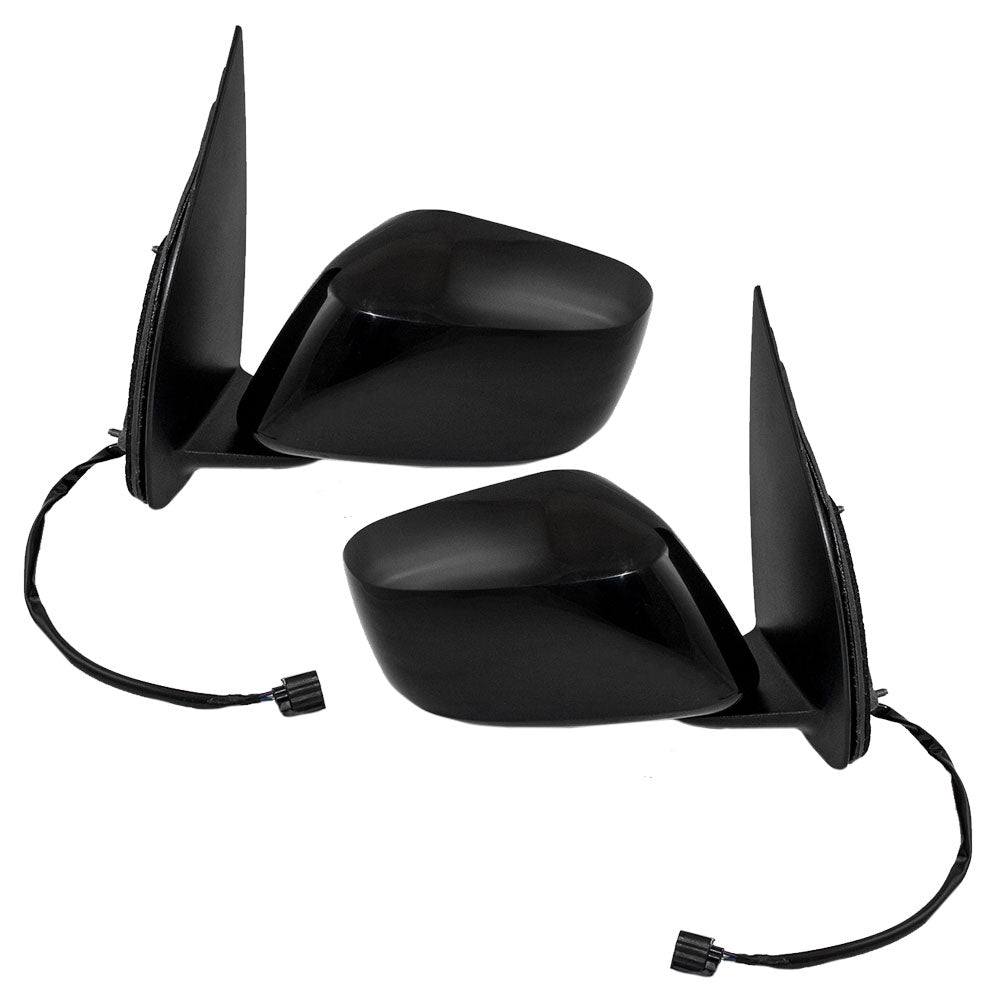 Driver and Passenger Power Side View Mirrors Heated Compatible with 05-18 Frontier 05-12 Pathfinder 96302-EA19E 96301-EA19E