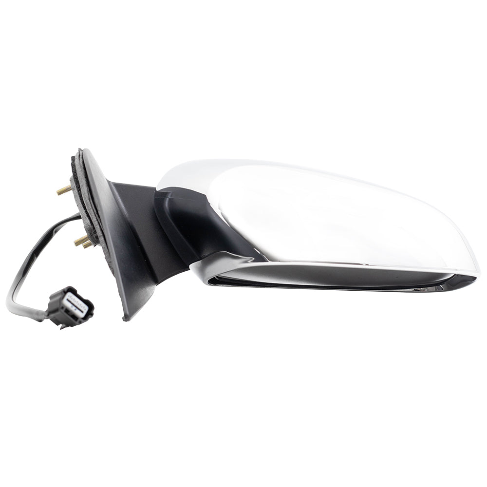 Replacement Pair Side View Mirrors Compatible with 2005-2018 Frontier Power Chrome Heated Driver and Passenger Set 963029BE8C 963019BE8C