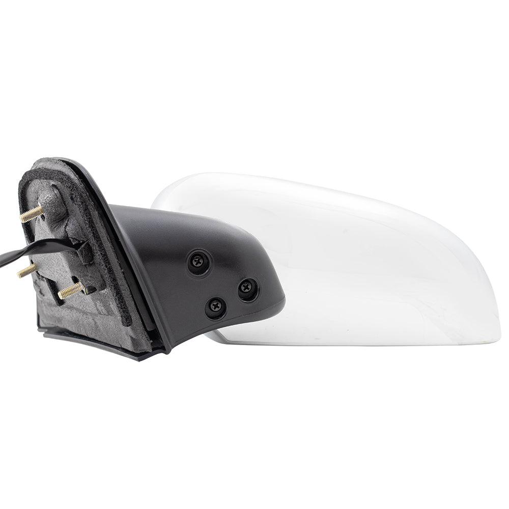 BROCK Side View Mirror Compatible with 2005-2018 Frontier Power Chrome Heated Driver 963029BE8C 96302-9BE8C