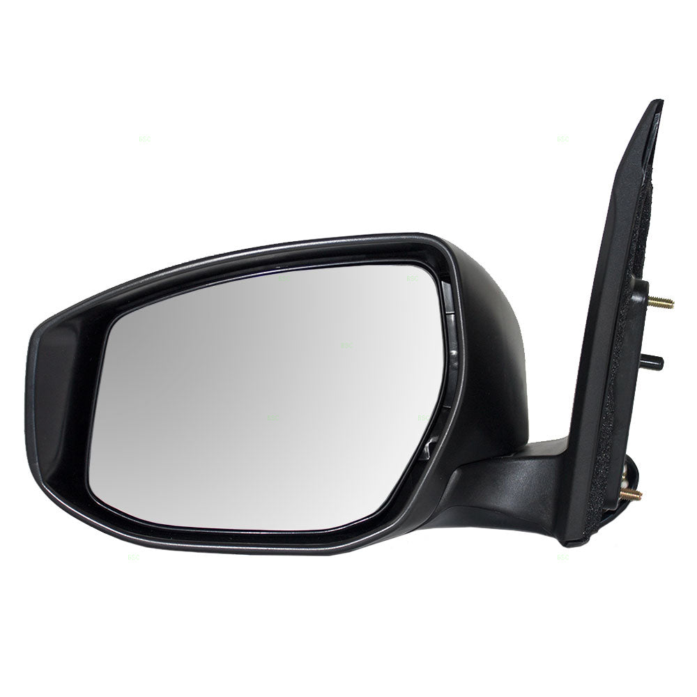 Drivers Side Power Mirror Heated Signal Ready-to-Paint for 13-15 Nissan Sentra