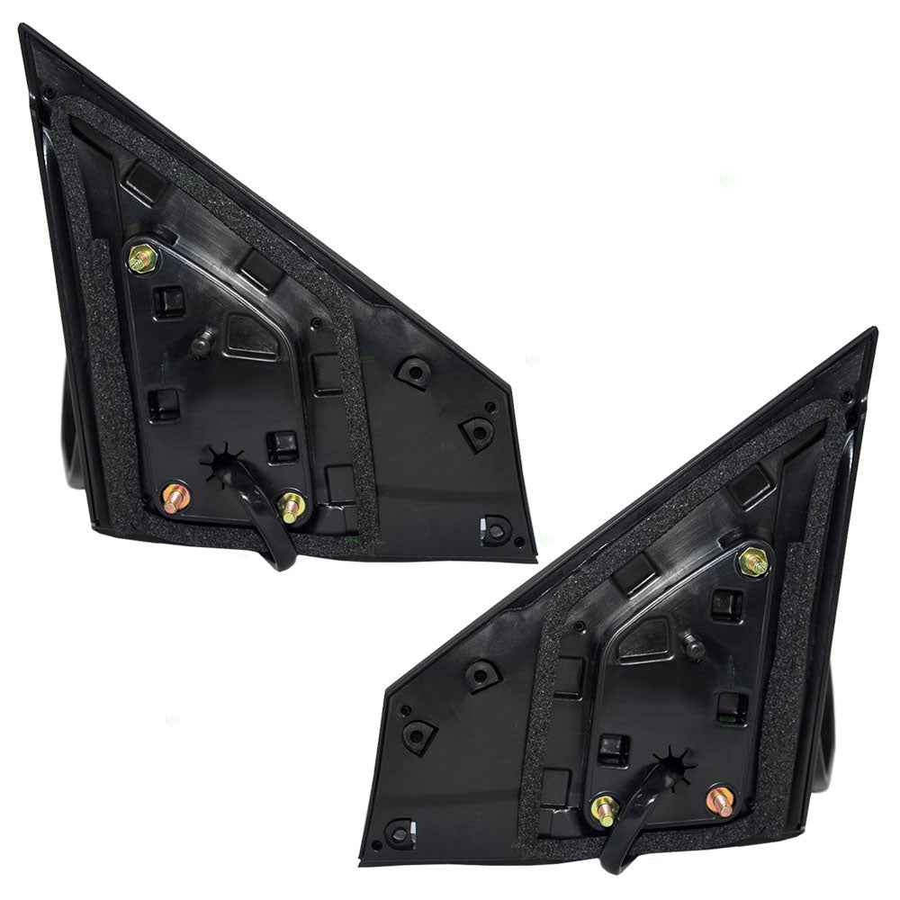 Replacement Set Driver and Passenger Power Side View Mirrors Heated Signal Ready-to-Paint Compatible with 13-15 Sentra 96302-3SG0D 96301-3SG0D