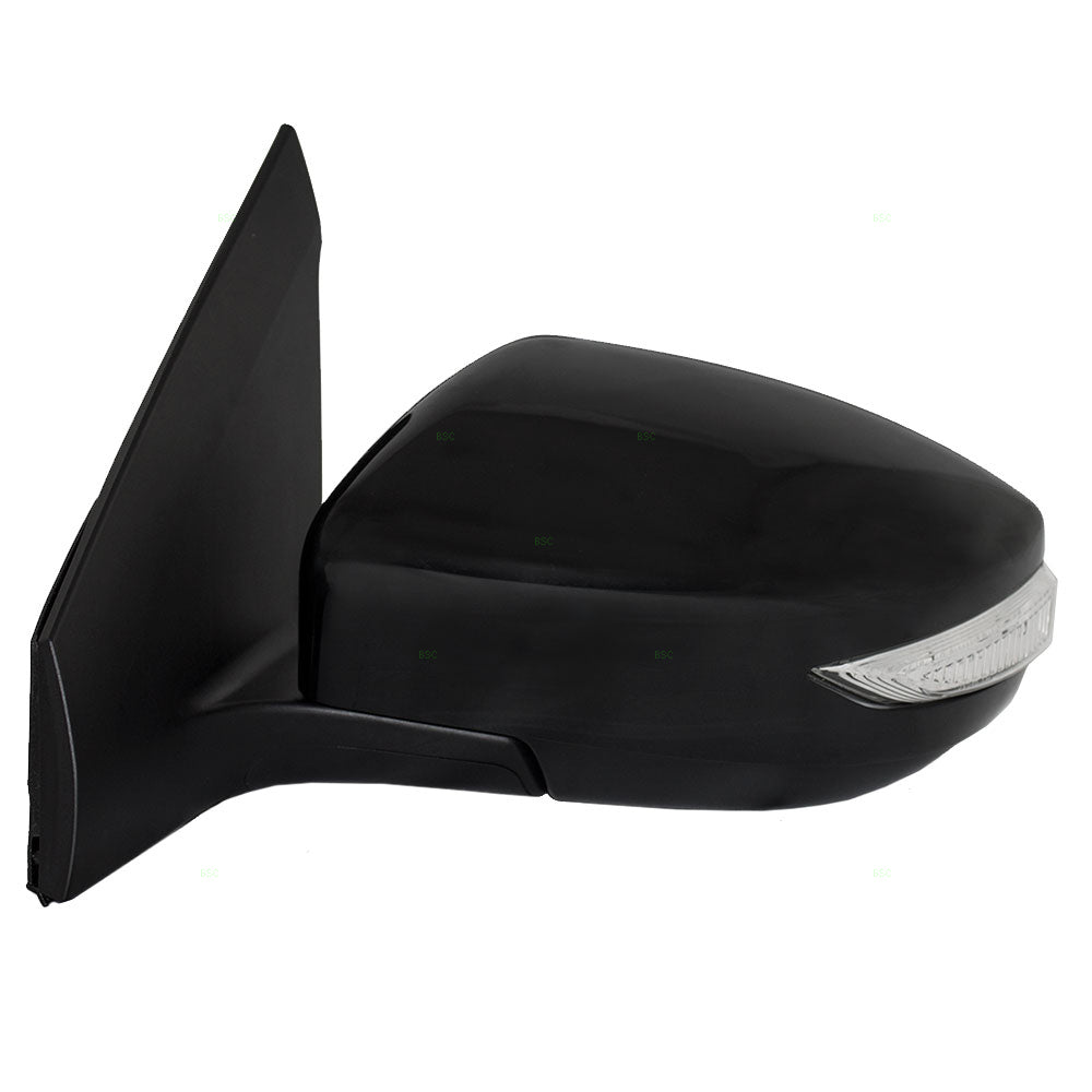 Drivers Side Power Mirror Heated Signal Ready-to-Paint for 13-15 Nissan Sentra