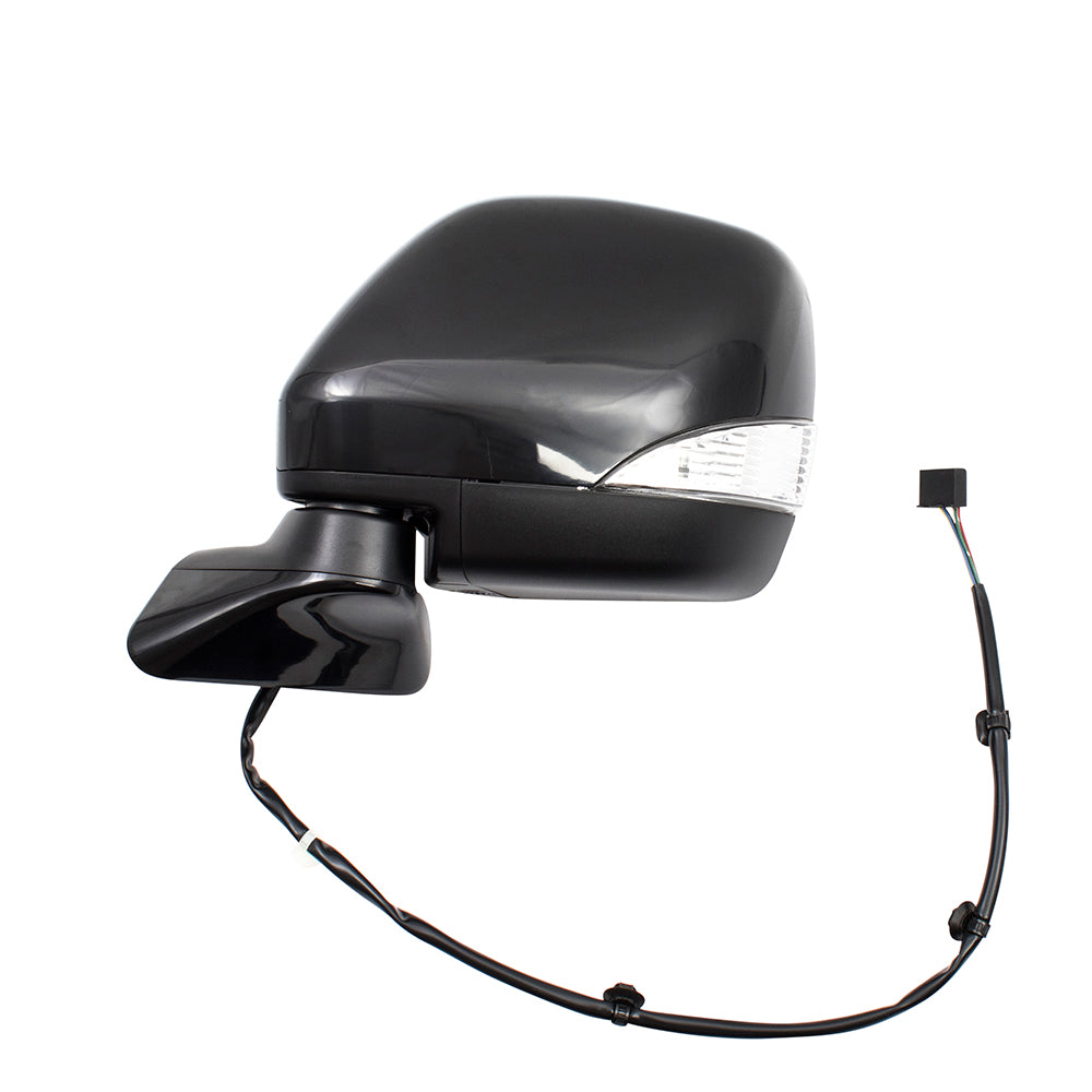 Brock Pair Set Power Side View Mirrors Heated Signal without Auto Tilt & EXCLUDING Around View Monitor Compatible with 11-17 Quest 963021JA1C 963011JA1C NI1320280 NI1321280