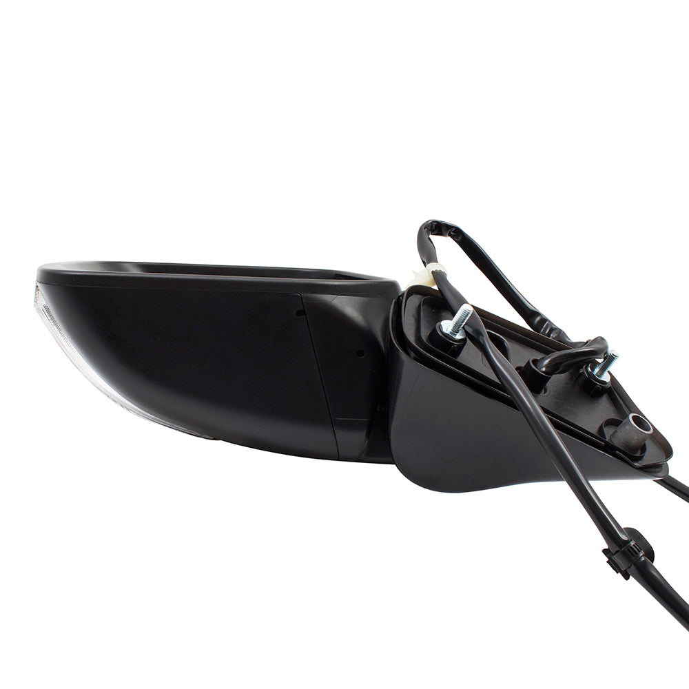 Brock Pair Set Power Side View Mirrors Heated Signal without Auto Tilt & EXCLUDING Around View Monitor Compatible with 11-17 Quest 963021JA1C 963011JA1C NI1320280 NI1321280