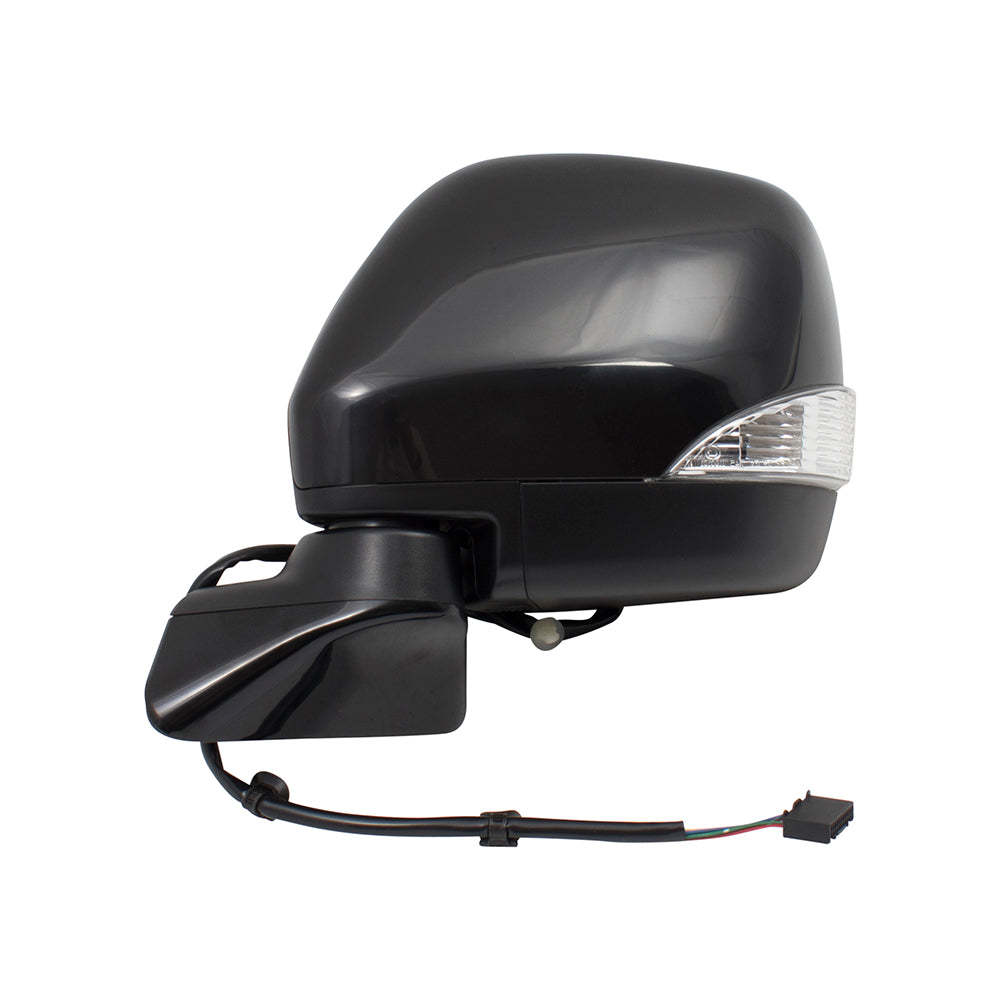 Brock Pair Set Power Side View Mirrors Heated Signal without Auto Tilt & EXCLUDING Around View Monitor Compatible with 11-17 Quest 963021JA1C 963011JA1C NI1320280 NI1321280