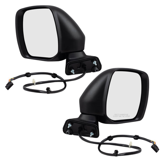 Replacement Pair Power Auto Tilt Side Mirrors Compatible with 11-17 Quest