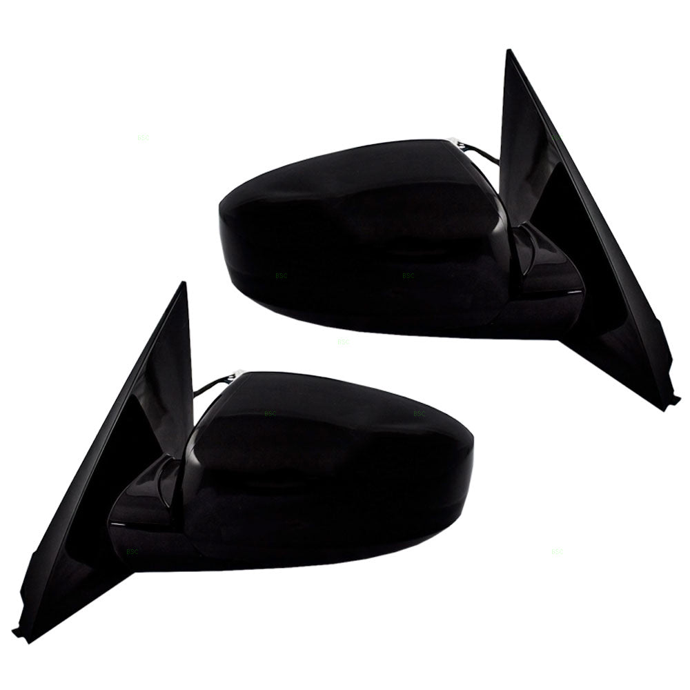 Driver and Passenger Power Side View Mirrors Heated Compatible with 04-08 Maxima 96302ZK35E 96301ZK35E