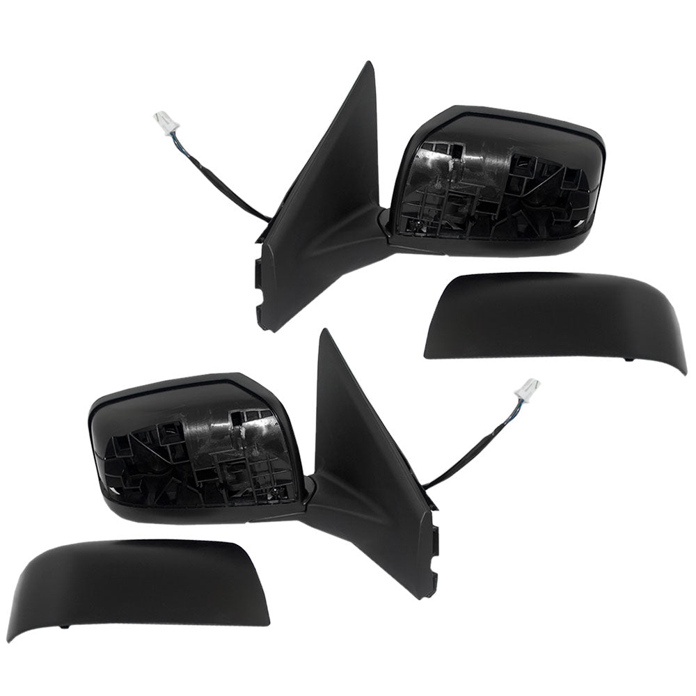 Driver and Passenger Power Side View Mirrors Heated Compatible with 08-13 Rogue 96302JM200 96301JM200