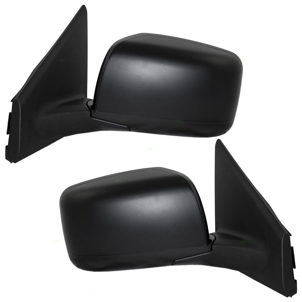 Driver and Passenger Power Side View Mirrors Heated Compatible with 08-13 Rogue 96302-JM200 96301-JM200