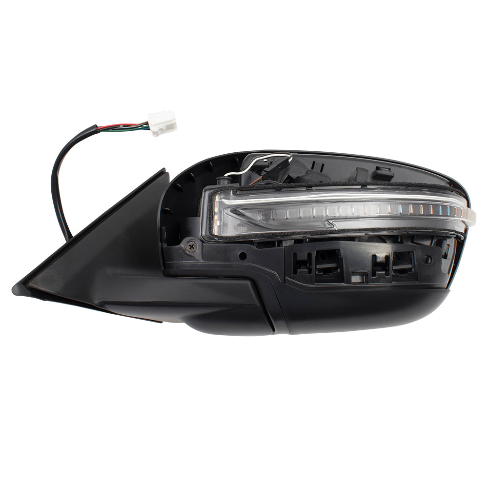 BROCK Pair Set Power Side View Mirrors Heated Signal Compatible with 17-18  Rogue 17-18 Rogue Hybrid 963029TB1C 963019TB1C
