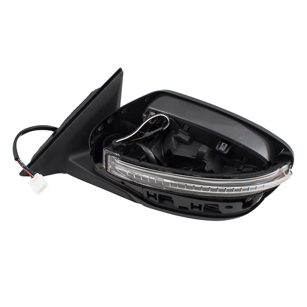 BROCK Drivers Power Side View Mirror Heated Signal Left Compatible with 17-18 Rogue 17-18 Rogue Hybrid 963029TB1C 963744BA0A