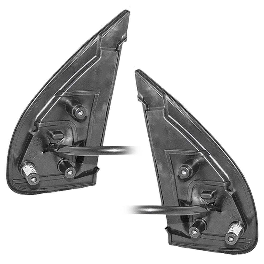 Driver and Passenger Power Side View Mirrors Heated Ready-to-Paint Compatible with 01-04 Pathfinder K6302-4W460 K6301-4W460