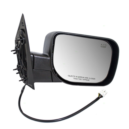 Passenger Side Power Single Arm Mirror Heated for QX56 Armada Titan Pickup Truck