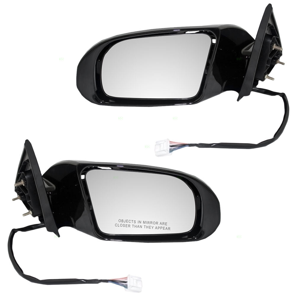 Driver and Passenger Power Side View Mirrors Heated Signal Smooth Compatible with 09-14 Maxima 96302-9N83A 96301-9N83A