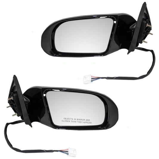 Driver and Passenger Power Side View Mirrors Heated Signal Smooth Compatible with 09-14 Maxima 96302-9N83A 96301-9N83A