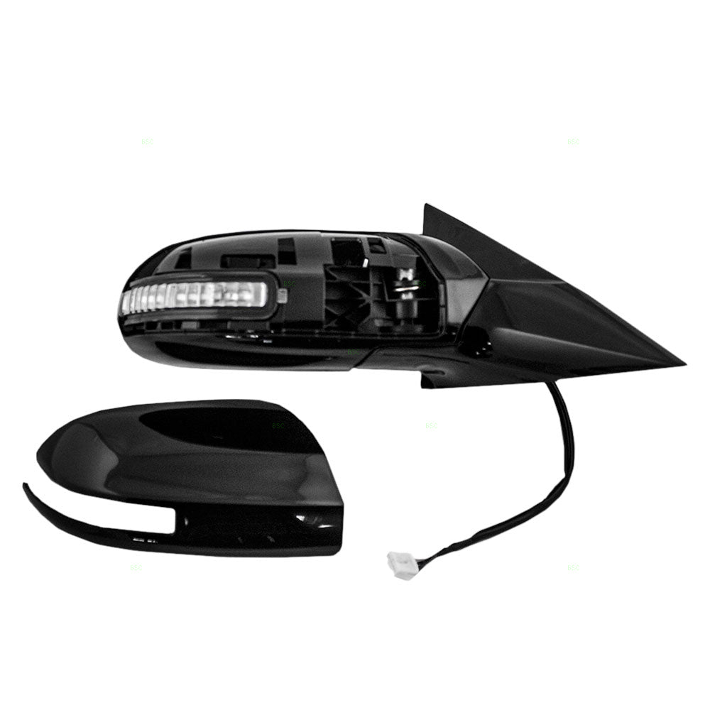 Passengers Side View Power Mirror Heated Signal Smooth for 09-14 Nissan Maxima