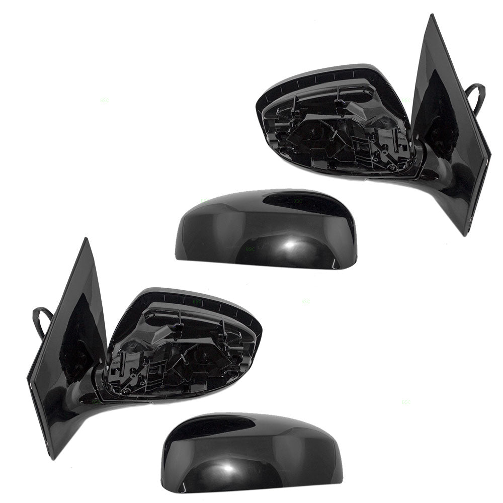 Driver and Passenger Power Side View Mirrors Heated Compatible with 09-14 Murano 96302-1AA0C 96301-1AA0C