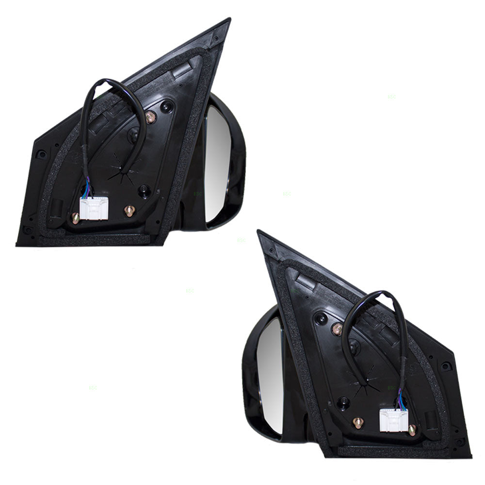 Driver and Passenger Power Side View Mirrors Heated Compatible with 09-14 Murano 96302-1AA0C 96301-1AA0C
