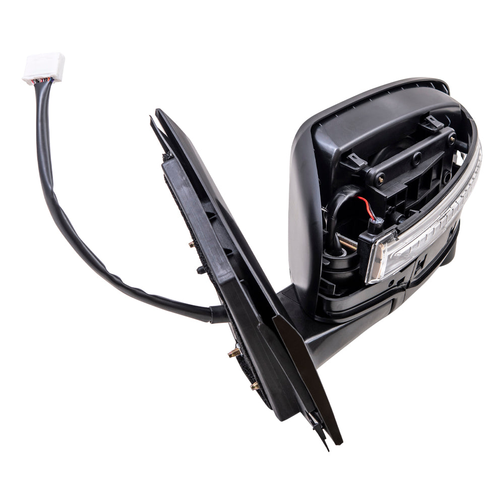 BROCK Power Mirror Compatible with 2016-2018 Murano Drivers Side Heated Signal Memory Around View Monitor 963025AA4C 96302-5AA4C