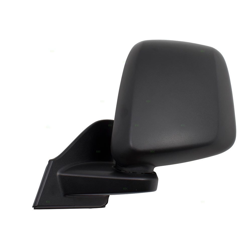 BROCK Pair Set Manual Side View Mirrors Spotter Glass Textured Compatible with 13-17 City Express NV200 19317311 963023LM0A 19317310 963013LM0A