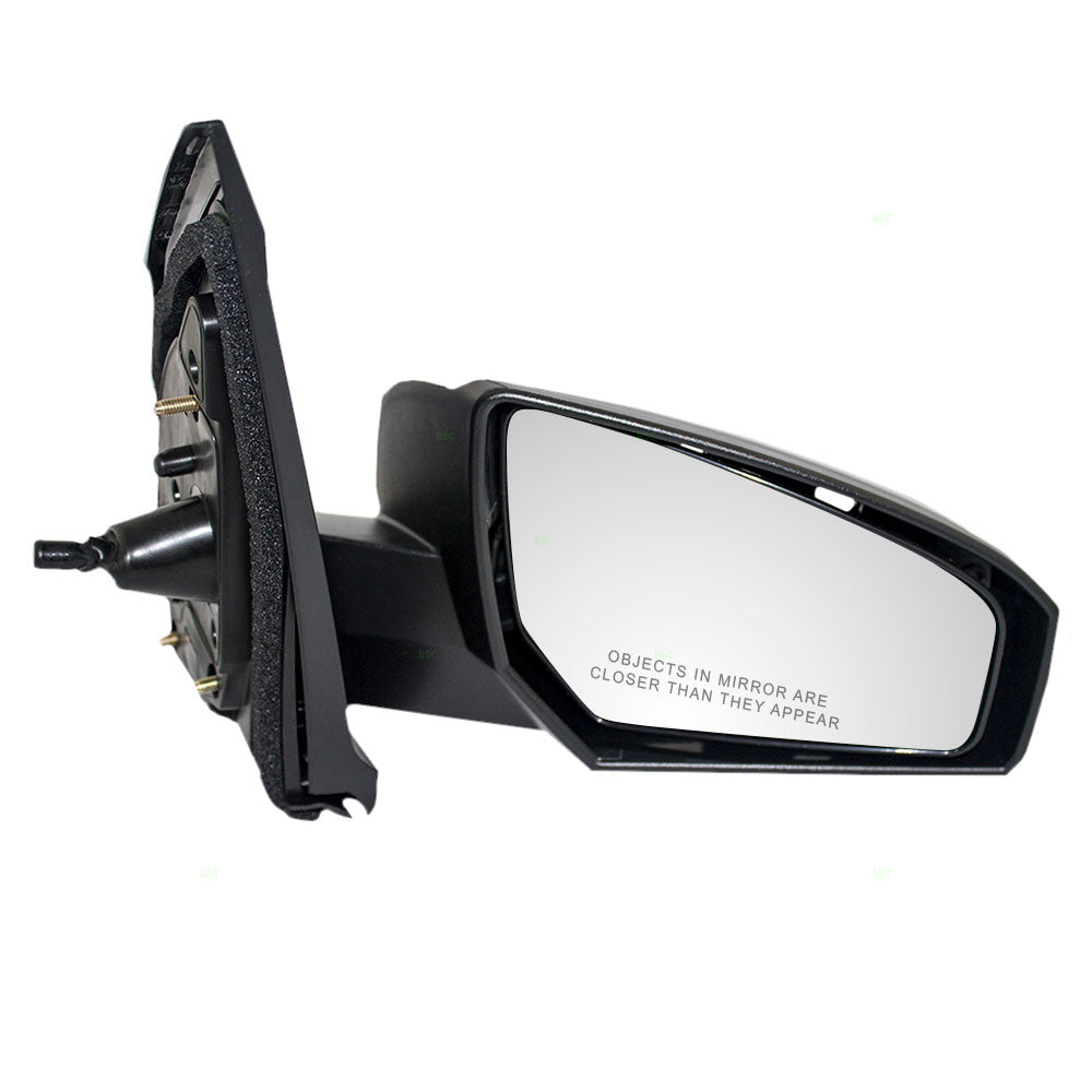 Passengers Manual Remote Side View Mirror Compatible with 07-12 Sentra 96301-ET00E