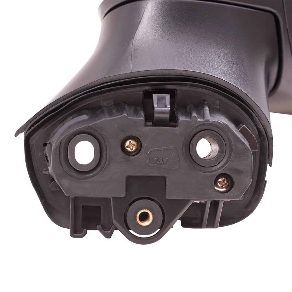 Manual Door Mirror With Smooth Black Cover OEM Substitute Passenger Side Right For 2020-2025 Nissan Versa