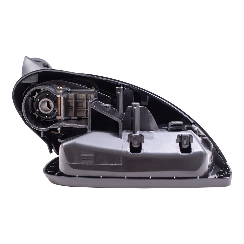 Manual Door Mirror With Smooth Black Cover OEM Substitute Passenger Side Right For 2020-2025 Nissan Versa