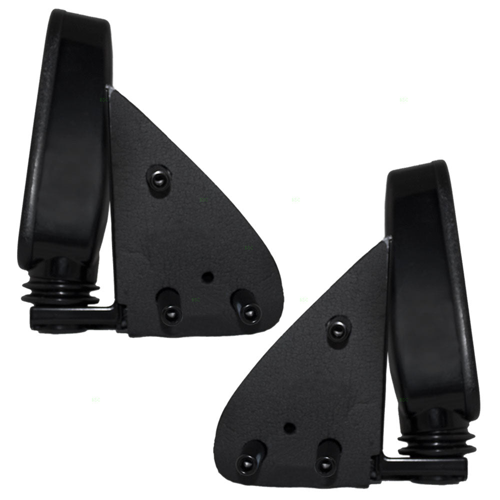Replacement Set Driver and Passenger Manual Side View Mirrors Door Mounted Compatible with 1986-1997 Pathfinder 9630211G7A K630111G26