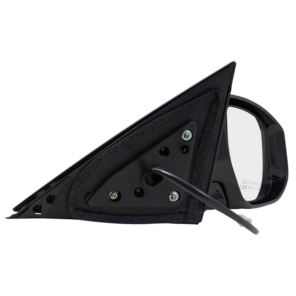 Replacement Pair Power Mirrors Compatible with 2016-2018 Maxima Driver and Passenger Side View Set Textured Black 963029DD1A 963019DD1A