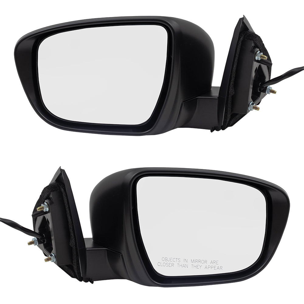 Replacement Pair Power Mirrors Compatible with 2017 2018 2019 Rogue Sport Driver and Passenger Side View Set 96302-6MA3A 96301-6MA3A 96374-6MA0H 96373-6MA0H