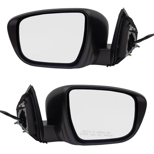 Replacement Pair Power Mirrors Compatible with 2017 2018 2019 Rogue Sport Driver and Passenger Side View Set 96302-6MA3A 96301-6MA3A 96374-6MA0H 96373-6MA0H