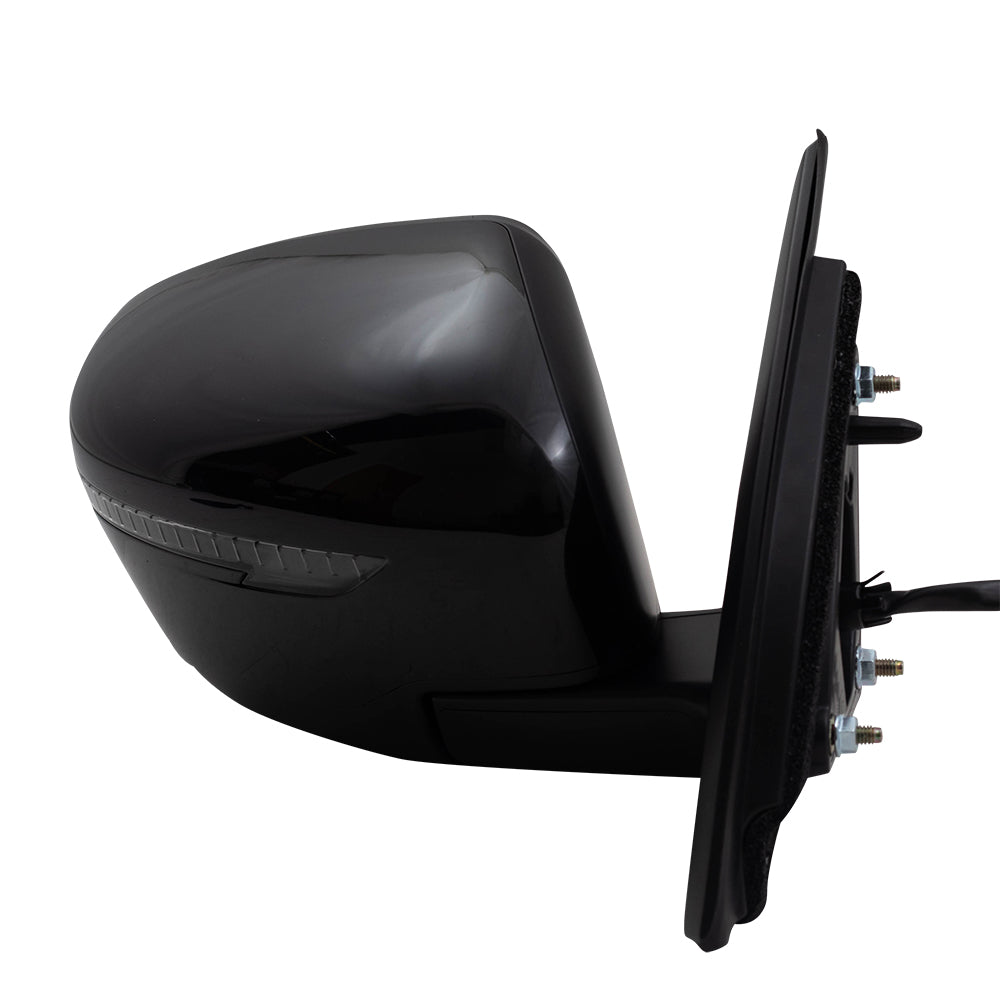 BROCK Pair Power Mirrors Compatible with 2017 2018 2019 Rogue Sport Driver and Passenger Set Turn Signal Lamps 963026MA0A 963016MA0A 963745TA9A 963735TA9A