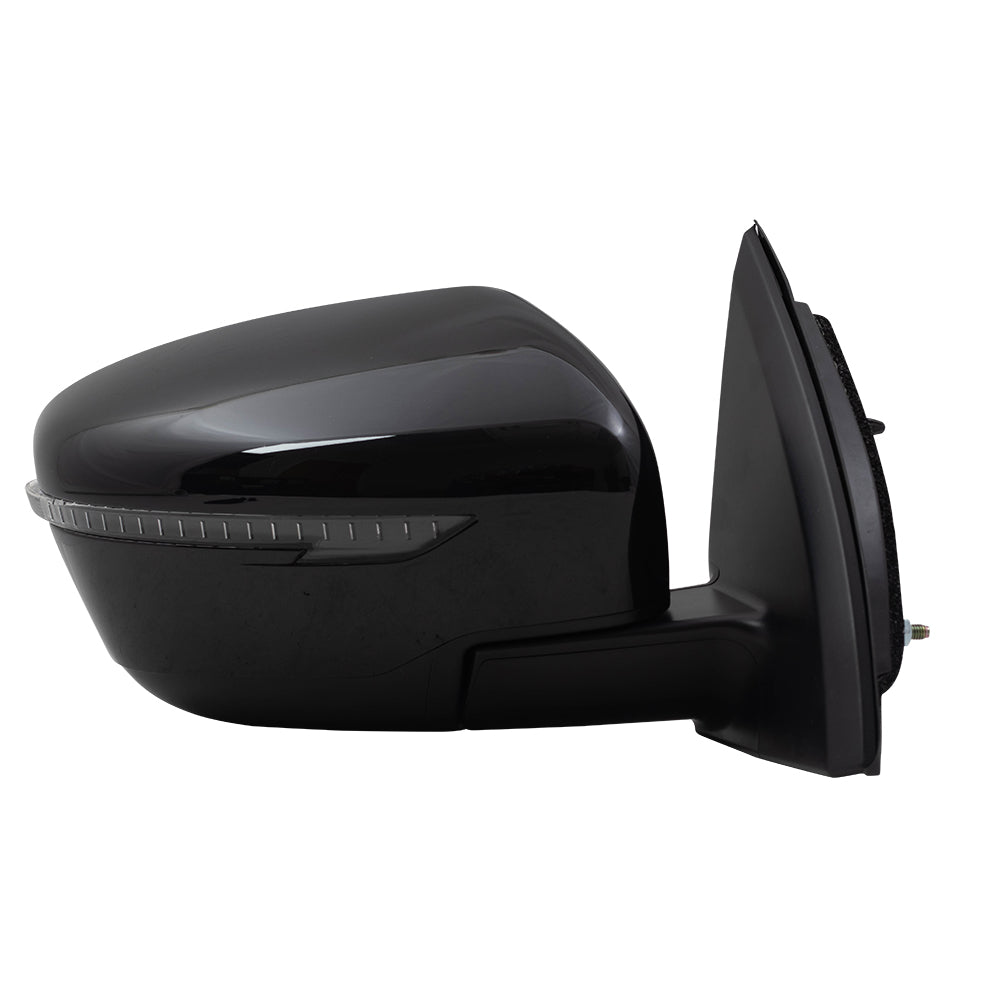 BROCK Power Mirror Compatible with 2017 2018 2019 Rogue Sport Passenger Side Turn Signal Lamp 96301-6MA0A 96373-5TA9A