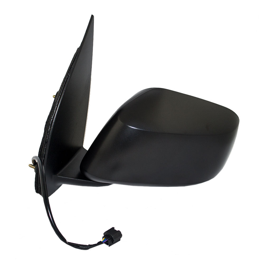Drivers Power Side View Mirror Textured Compatible with 05-17 Frontier 96302-9BC9B