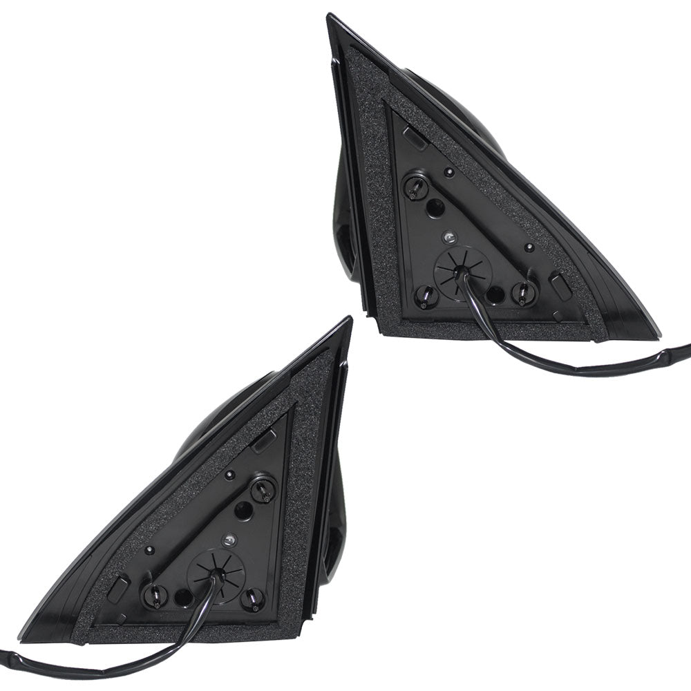 Driver and Passenger Power Side View Mirrors Ready-to-Paint Compatible with 13-16 Pathfinder 96302-3KA9A 96301-3KA9A