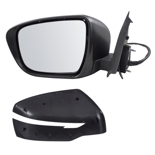 Drivers Power Side View Mirror w/ Signal Compatible with 15-17 Juke 96302-3YM4B 96374-3YM0H