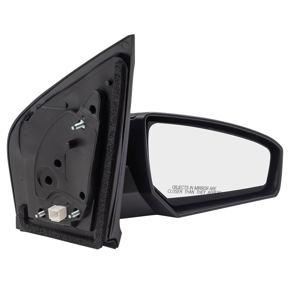 Driver and Passenger Power Side View Mirrors Ready-to-Paint Replacement for 2007-2012 Sentra 96302ET01E 96301ET01E