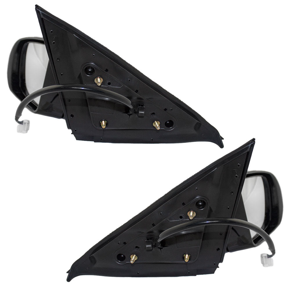 Driver and Passenger Power Side View Mirrors Ready-to-Paint Compatible with 09-14 Maxima 96302-9N80A 96301-9N80A