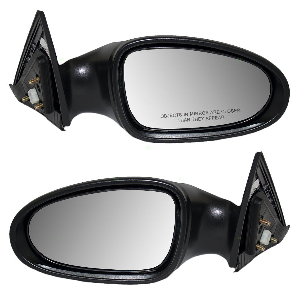 Driver and Passenger Power Side View Mirrors with Smooth Covers Compatible with 05-06 Altima 96302ZB080 96301ZB080