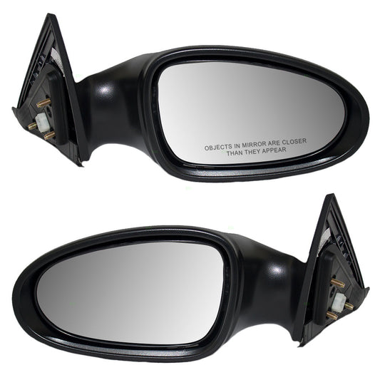 Driver and Passenger Power Side View Mirrors with Smooth Covers Compatible with 05-06 Altima 96302ZB080 96301ZB080