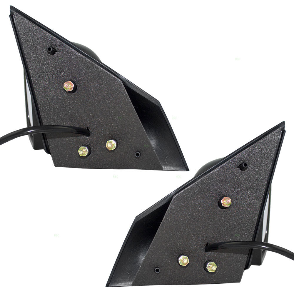 Driver and Passenger Power Side View Mirrors Ready-to-Paint Compatible with 12-14 Versa Sedan 96302-3AN5B 96301-3AN5B