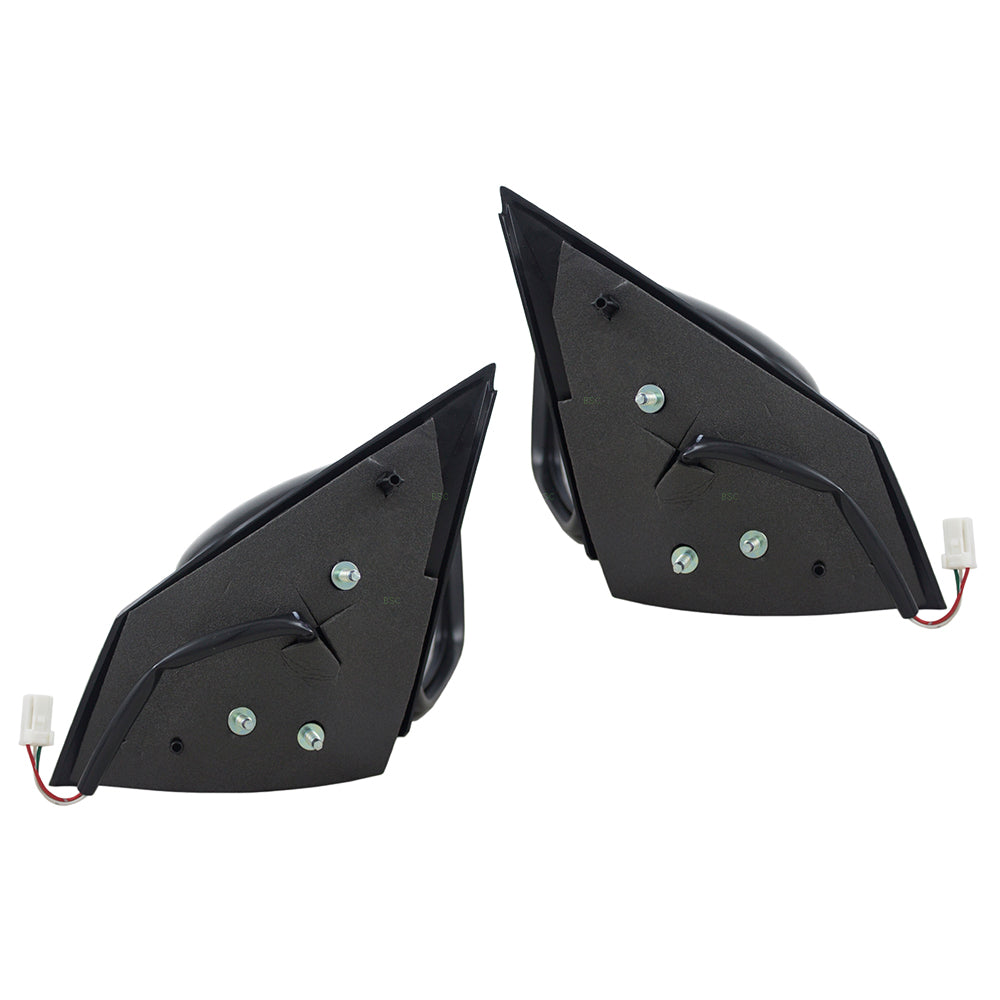 Pair Set Power Side View Mirrors Compatible with 15-19 Versa Sedan 96374-9KK1H 96301-9KK1A