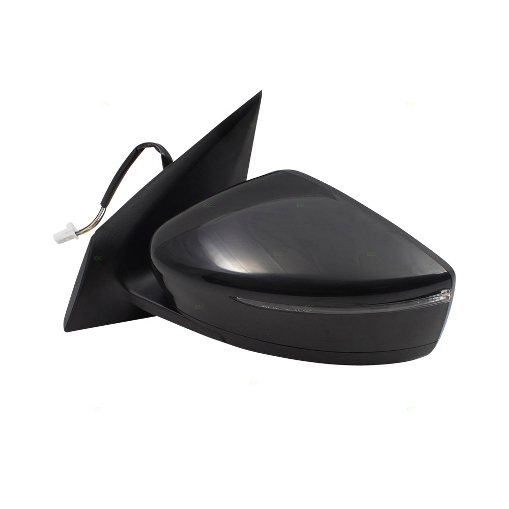 Replacement Pair Set Power Side View Left + Right Mirrors Heated w/ Signal Compatible with 2015-2017 Versa 963029KK0B 963019KK0B