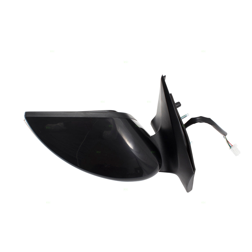 Replacement Passengers Power Side View Right Mirror Heated w/ Signal Compatible with 2015-2017 Versa Sedan 963019KK0B 963739KK1H