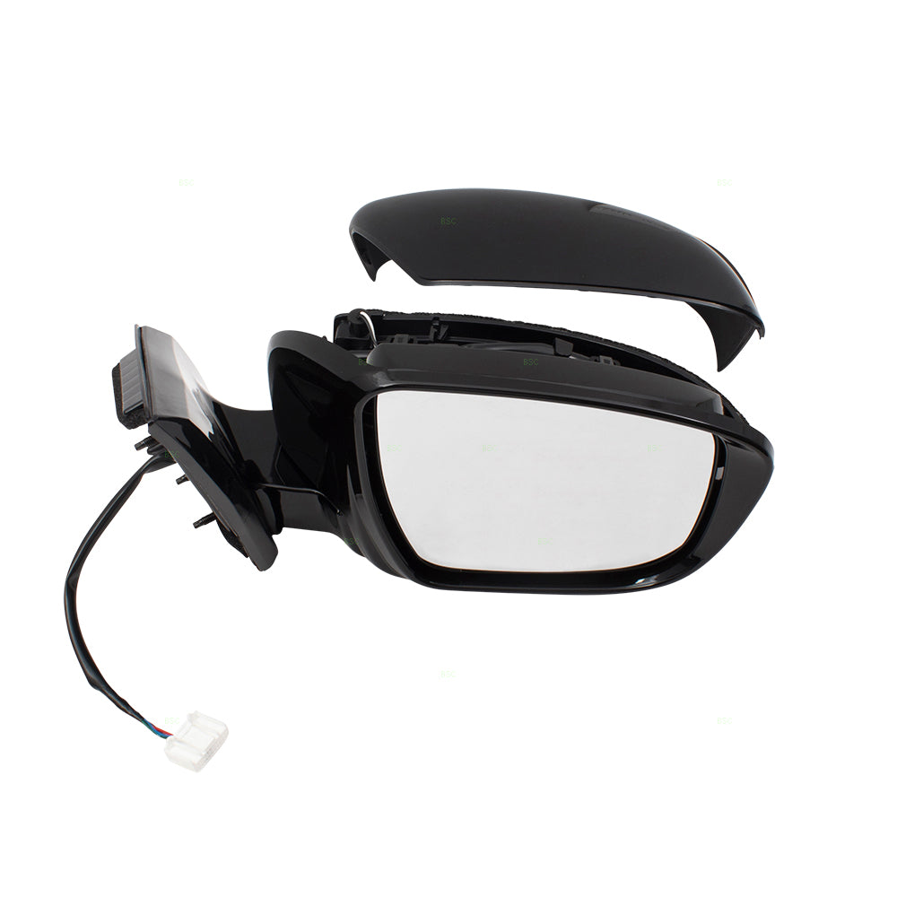 Replacement Passengers Power Side View Mirror w/ Signal Compatible with 2015-2016 Murano 963015AA2A NI1321256