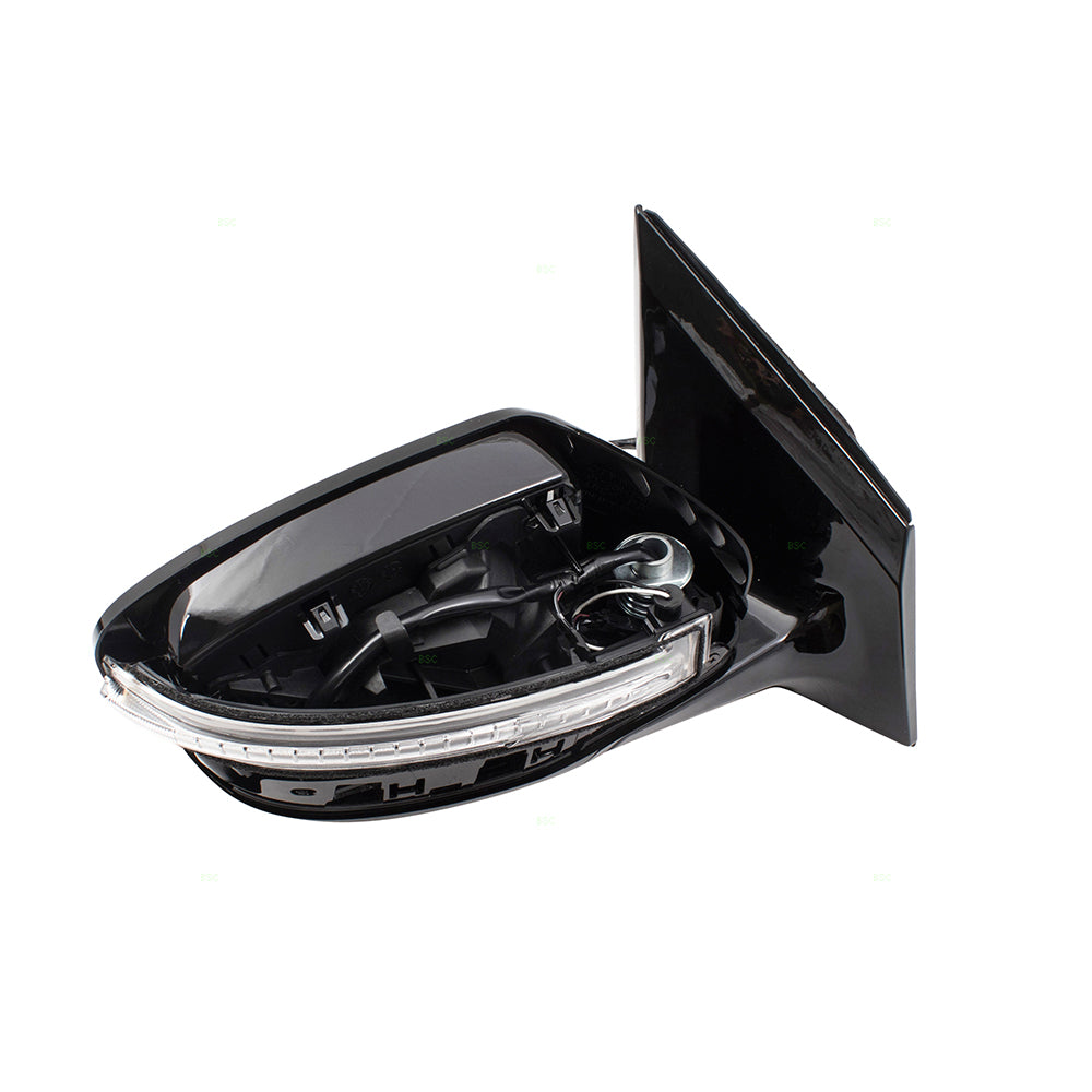 Replacement Passengers Power Side View Mirror w/ Signal Compatible with 2015-2016 Murano 963015AA2A NI1321256